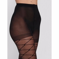 ONLY Tights Emilie Black Square
